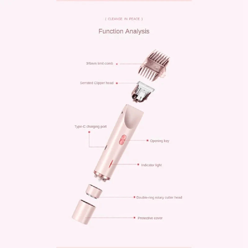 CaciSmooth™ 2-in-1 Bikini & Body Trimmer
