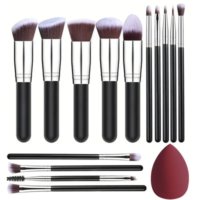 BelleBrush™ 14-Piece Luxe Makeup Brush Set