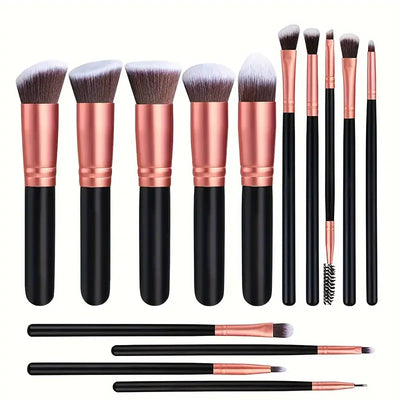 BelleBrush™ 14-Piece Luxe Makeup Brush Set