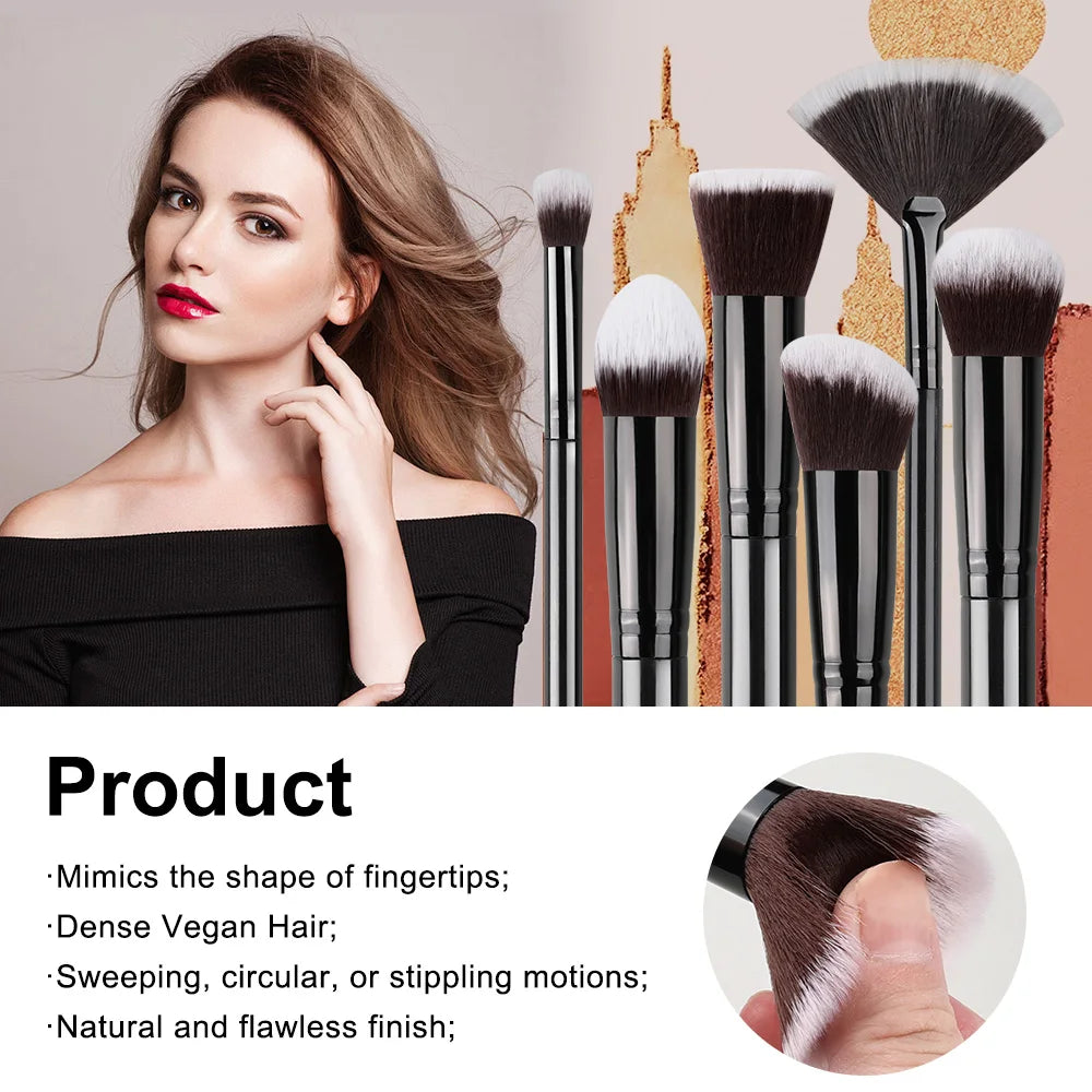 BelleBrush™ 14-Piece Luxe Makeup Brush Set