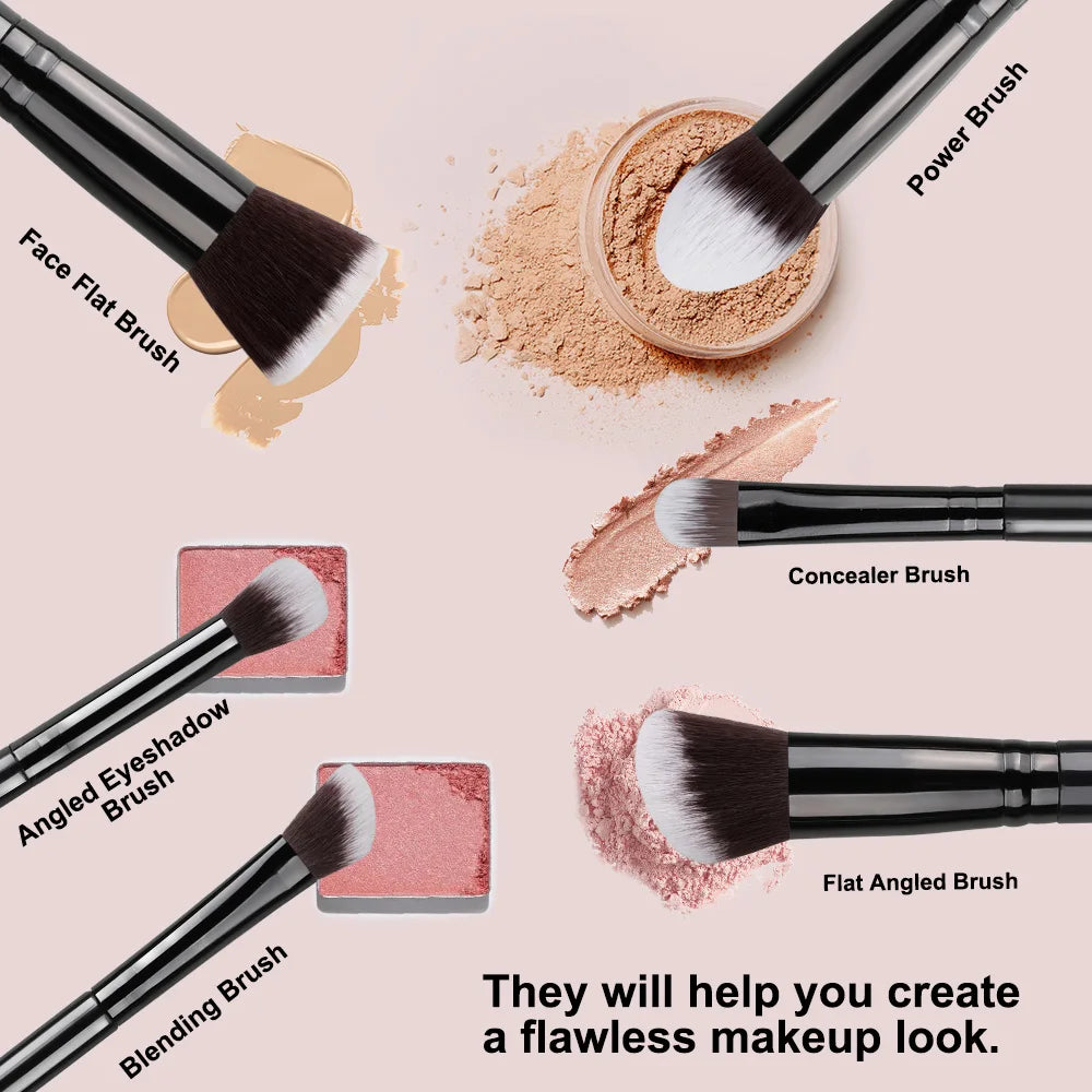 BelleBrush™ 14-Piece Luxe Makeup Brush Set